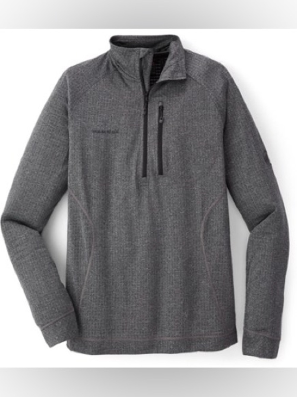 Mammut Elwha Gray Half-Zip Pullover Jacket